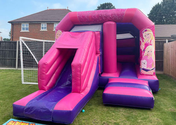PVC Tarpaulin Inflatable Bouncy Castle Jumping Combo Untuk Anak-anak
