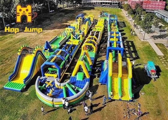 Unisex Blow Up Water Inflatable Playground EN71 EN14960 Dengan Blower