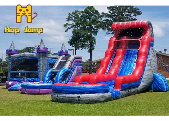 Kualitas Terbaik Pvc Dewasa Ukuran Inflatable Water Slide hop jump
