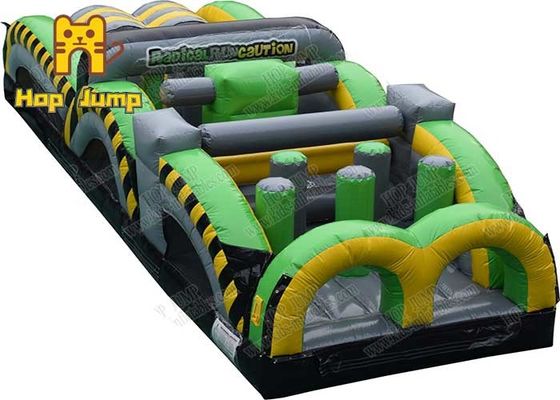 Blow Up 40 Ft Obstacle Course Komersial Inflatable Untuk Disewa