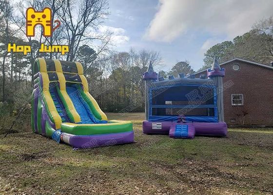 Disesuaikan 8x3m Inflatable Water Slide Jumping Bouncer House Kids Play House