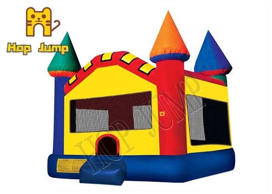 Meledakkan Rumah Bouncing Tiup Pvc Inflatable Bouncy Castle 4x4m