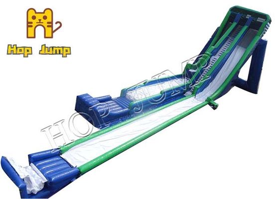 Double Lane Inflatable Water Slide TUV Blower Pvc Permainan Luar Ruangan Mainan Slide