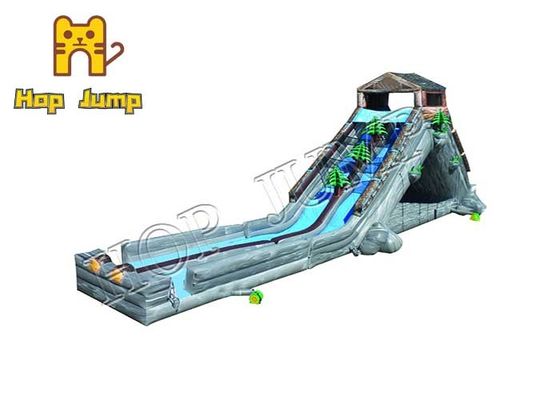 Commercail Gunakan PVC Pool Inflatable Water Slide Giant Size 28ft Untuk Dewasa