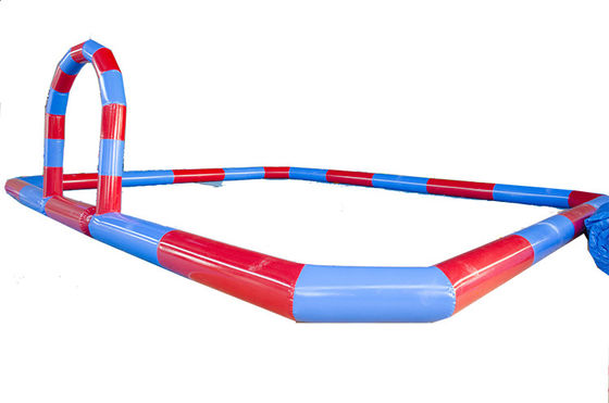 Pagar Udara Tertutup Permainan Olahraga Tiup Inflatable Moonwalk Bouncer