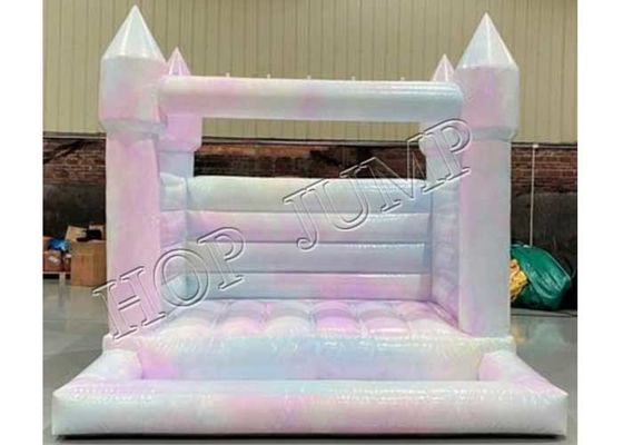 Tie Dye Inflatable Bounce House Waterproof Slide Combo Backyard Event Party Rental