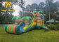 Permainan Combo Bouncer Inflatable Luar Ruangan Inflatable Slide Castle