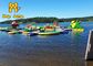 Komersial Fitness Blow Up Water Park Inflatables 7 In 1 Triple Stitched