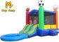 Rumah Bouncing Air Halaman Belakang Anak-anak 0.55mm PVC Inflatable Bouncer Castle
