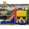 Fashion Backyard Bounce Castle Slide Inflatable 0.55mm Bahan Pvc