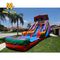 Playground 22ft 0.55mm Tinggi Double Lane Slide 18oz Untuk Game Olahraga