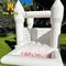 10ft 0.55mm PVC Putih Pernikahan Inflatable Bouncer Castle House Kids Jumper
