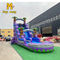 PLATO 16ft Inflatable Water Slide house Bouncer Dengan Pool Marble Slide Backyard