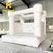 10ft PVC White Wedding Castle Inflatable Bouncer House Untuk Orang Dewasa Pencegahan Kebakaran