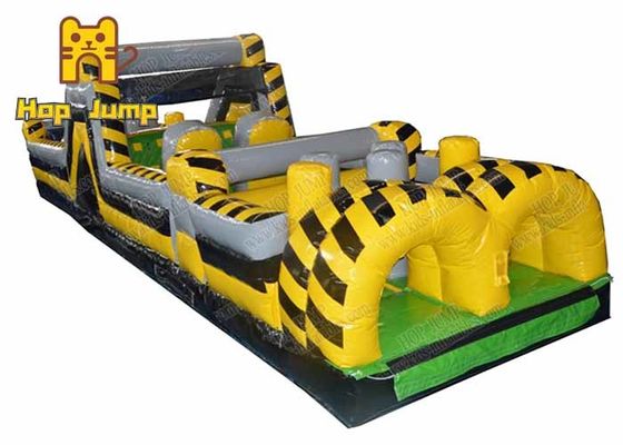 Fun City 100 Ft Inflatable Obstacle Course Jumping Castle Tahan Api