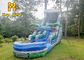0.55 Mm Tebal Komersial Kelas Inflatable Water Slide Dijual