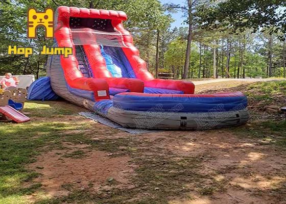 Taman Air Seluncuran Air Tiup Besar 18ft Jumping Castle CE SGS