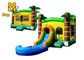 PVC 4 In 1 Combo Bounce House Tahan UV Inflatable Bouncer Slide