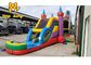 Taman Bermain 14x14 Inflatable Bouncer Combo Fun City Jumping Balloon Bouncer