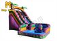 Raksasa Palm Tree Tropical Purple Inflatable Water Slide Untuk Anak-Anak
