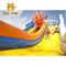 Double Lane PVC Raksasa Inflatable Slide 18ft Perlindungan UV