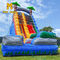 Seluncuran Air Tropis Marmer 22ft Komersial Inflatable Slide Dengan Kolam Renang Untuk Remaja