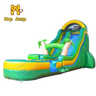 Summer Tropical Slide 1000D Vinyl Kids Wet Dry Slide Hiburan Luar Ruangan