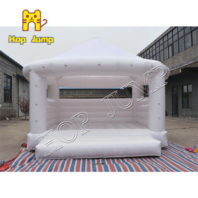 15ft 0.55mm PVC Gazebo White Bounce House Inflatable Castle Wedding
